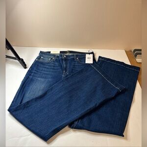 7 For All Mankind Tailorless Dojo Flare Leg Med Melrose 32 NWT